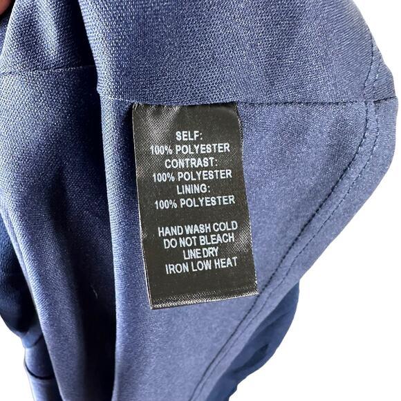 LULUS The Greatest Navy Blue Lace Floor Length Maxi Dress Women's Size Medium - Picture 6 of 8